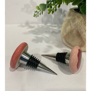 Matilda Jane Ceramic Wine Stoppers Decanter Toppers New